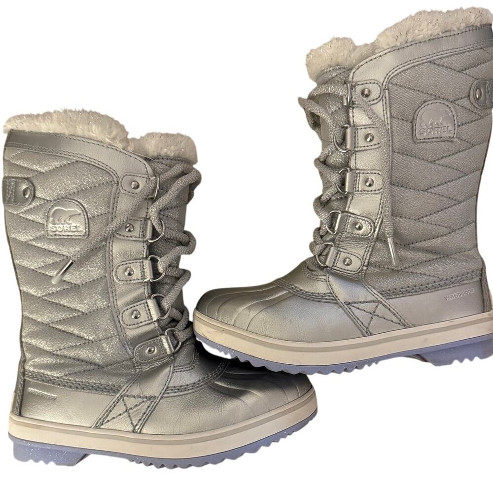 SOREL Disney Silver boots size 3